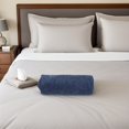 thumbnail image 4 of FESTFENDS 2Ud Funda Lavable Para Almohada De Cilíndrica En Color Azul Con Cremallera, 4 of 6