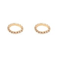 thumbnail image 2 of relayinert Mesmerizing Elastic Ring Exquisite Crystal Inlays For Captivating Appearance golden 1 row 2Set, 2 of 6