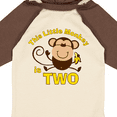 thumbnail image 4 of Inktastic Little Monkey 2nd Birthday Boy Boys Long Sleeve Baby Bodysuit, 4 of 5
