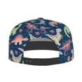 thumbnail image 4 of Fotbe Dinosaur Flat Bill Visor Cap Classic Snapback Hat Polyester Foam Trucker Hat Trucker Cap Adjustable Baseball Cap, 4 of 9