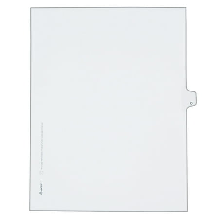 UPC 072782821777 product image for Avery Legal Paper Divider  Allstate Style  White  Side Tab O (82177) | upcitemdb.com