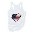thumbnail image 4 of USSUMA Sleeveless Women Tops Dressy Casual Patriotic Funny Graphic Tanks 2022 Trendy T-Shirt Shirts 4th of July Vest Plus Size Tunics Top for Women Round Neck Summer Blouse, 4 of 5