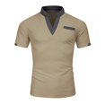 thumbnail image 1 of toraway Fall Clothes Men's T Shirts Cotton Men's Solid Color Shirt Color Men's Shirt Short Sleeve Cotton Suitable for Casual T Shirt Performance Shirt XXL, 1 of 4