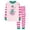 1-122Pink382, variant on MEZZALL Christmas Kids Pajamas Sets For Girls Boys Festive Holiday Family Matching Sleepwear Night Soft Cozy Flannel Nightwear Crew Neck Long Sleeve Tops And Pants Fashionable Homewear