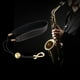 thumbnail image 5 of Correa para el cuello de saxofón Hugo Correa acolchada para saxofón alto, 5 of 10