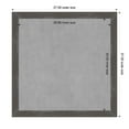 thumbnail image 4 of Amanti Art Woodridge Rustic Grey Framed Magnetic Board 27 x 27 in., 4 of 6