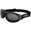 Global Vision Eliminator Motorcycle Goggles (Black Frame/Smoke Lens)