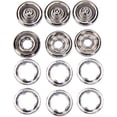 thumbnail image 2 of 50 Sets 11mm Press Studs with Prong Fasteners For Baby, 2 of 8