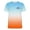 a-Sky Blue121560, variant on VNKIDY Women's T-Shirt Mountain Print Gradient Short Sleeve Tees Crewneck Casual Lightweight Stretchy Top For Daily Outdoor Wear Stylish Top