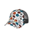 thumbnail image 7 of Picia Color Balls Pattern Trucker Hat,Baseball Cap,Sun Protection Cap,Stylish Headwear,Leisure Cap,Outdoor Sports Cap, 7 of 7
