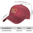thumbnail image 4 of Moab Utah Vintage Sunset Baseball Cowboy Hat Adjustable Trucker Hat, 4 of 7