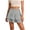 Gray, variant on ZunFeo Womens Light Blue High Waisted Skirt, Tiered Ruffle Athletic Skort with Built-in Shorts for Tennis Yoga Workout,Size S