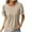 Khaki-01, variant on Mittory Womens Casual Short Sleeve Tunic Tops Scoop Neck T Shirts Summer Loose Fit Tunics