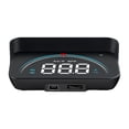 thumbnail image 2 of Naierhg 3.5 Inch Head-up Display Multifunction Overspeed Warning System Portable HUD Projector for Car,Black, 2 of 8
