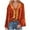 Spring01Orange, variant on ylioge Summer Shirts for Women, Womens Boho Retro Elegant Canary Velvet Tops Casual Loose V Neck Long Sleeve Solid Color Basic Tops Shirts Summer