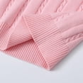 thumbnail image 4 of mgoYE Girls Boys Sweater Vest Cotton Kids Uniform Vest V-Neck Sleeveless Knit Pullover for Boy Girls Toddler(Pink,5-6 Years), 4 of 8