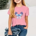 thumbnail image 2 of Taqqpue Kid 4th of July T-Shirts Boys Girls American Flag Shirt Patriotic Top Short Sleeve Crew Neck Tees for Girls Boys 2-13 Years, 2 of 4