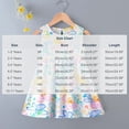 thumbnail image 3 of ATOGUTA Girls Dresses Straps Party Dresses Cute Printed Sleeveless Beach Sundress, Size 1T-11, 3 of 6