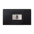 thumbnail image 1 of Foundations Ultra Horizontal Baby Changing Station, 350 lb Capacity, EZ Mount Backer Plate Included, Black (200-EH-02), 1 of 8