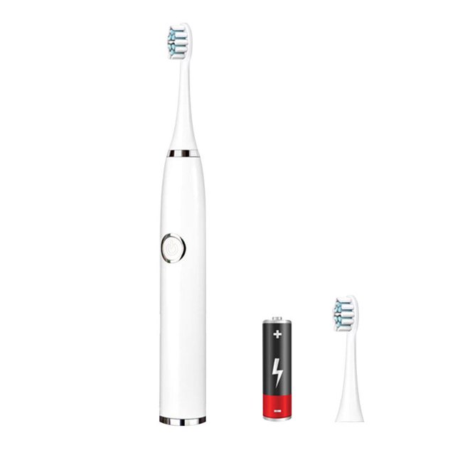 sweethay Cepillo de dientes 28000-37000 Cepillo de dientes eléctrico IPX7 Cepillo de dientes de viaje a prueba de agua, Blanco, Batería, 2 Type3 NO3