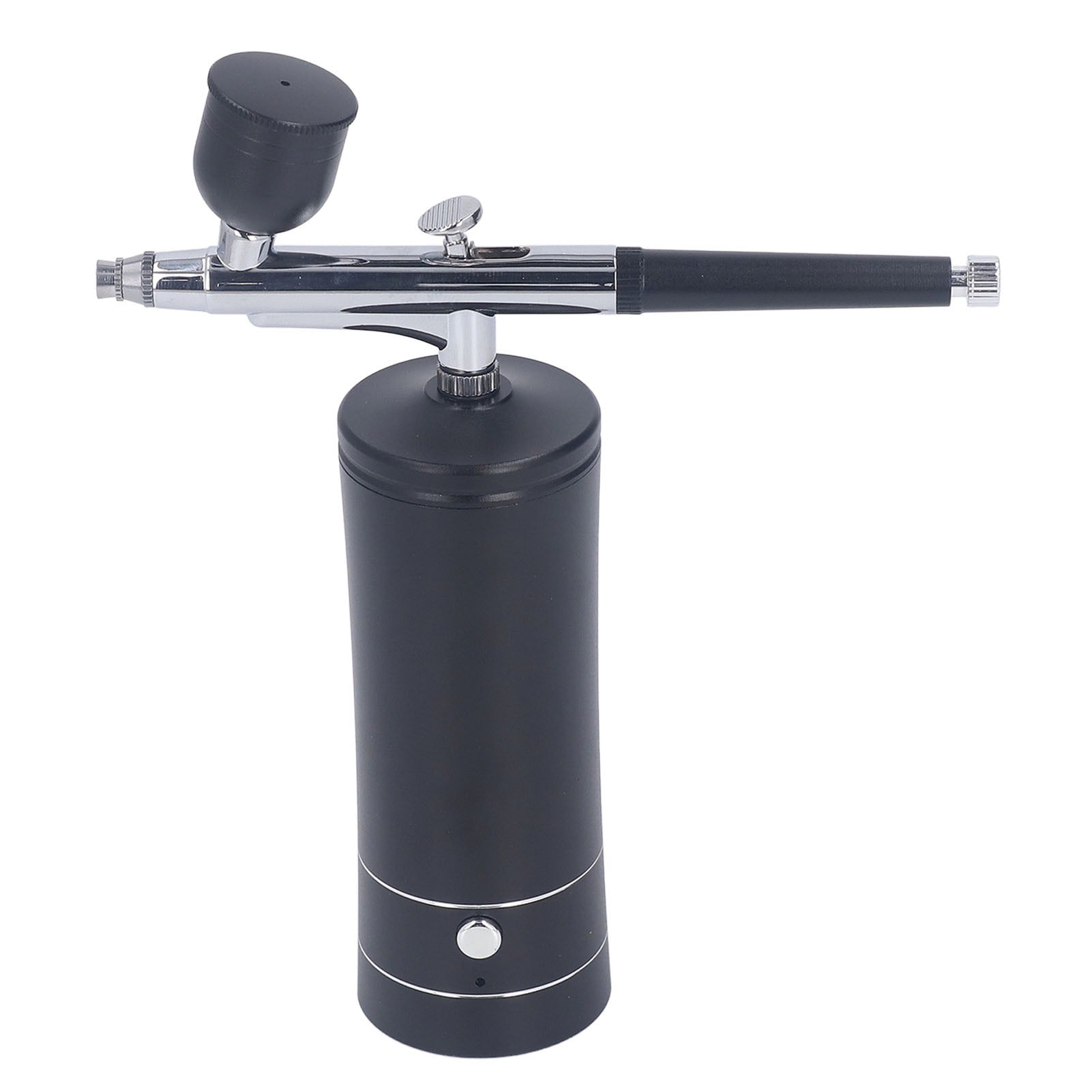 BIMZUC Cordless Airbrush Kit with Compressor, High Pressure 27 PSI Handheld Rechargeable Air Brush Set for Cake Decorating, Nail Art, Model Painting and Makeup (Black / 7.87 inches / 20 cm)