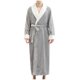 thumbnail image 2 of Batas de hombre, camisón de franela grueso y alargado, bata de baño para parejas, ropa de estar, pijamas de poliéster para hombre, 2 of 4