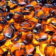 Bond Lavaglass® - Round - Amber Sunset® 10 Lb Jar 4 Pack