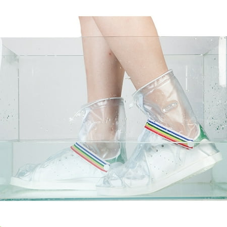 

Cntydi Cover Women s Solid Color Zipper Buckle Protection Waterproof Shoe Cover Gifts