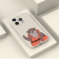 thumbnail image 4 of ¡Manténgase a la moda con esta funda para teléfono plateada mate con diseño gráfico único y divertido para iPhone15 Pro Max 14 13 12 Pro 11!, 4 of 4