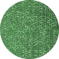 thumbnail image 1 of Ahgly Company Indoor Round Oriental Emerald Green Industrial Area Rugs, 6' Round, 1 of 4