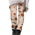 thumbnail image 4 of QATAINLAV Womens Halloween Costume, Cotton Legging Pants for Women High Waisted Yoga Pants Fashion Graphic Printed Seamless Skinny Trouser Sales of the Week Orange M, 4 of 7