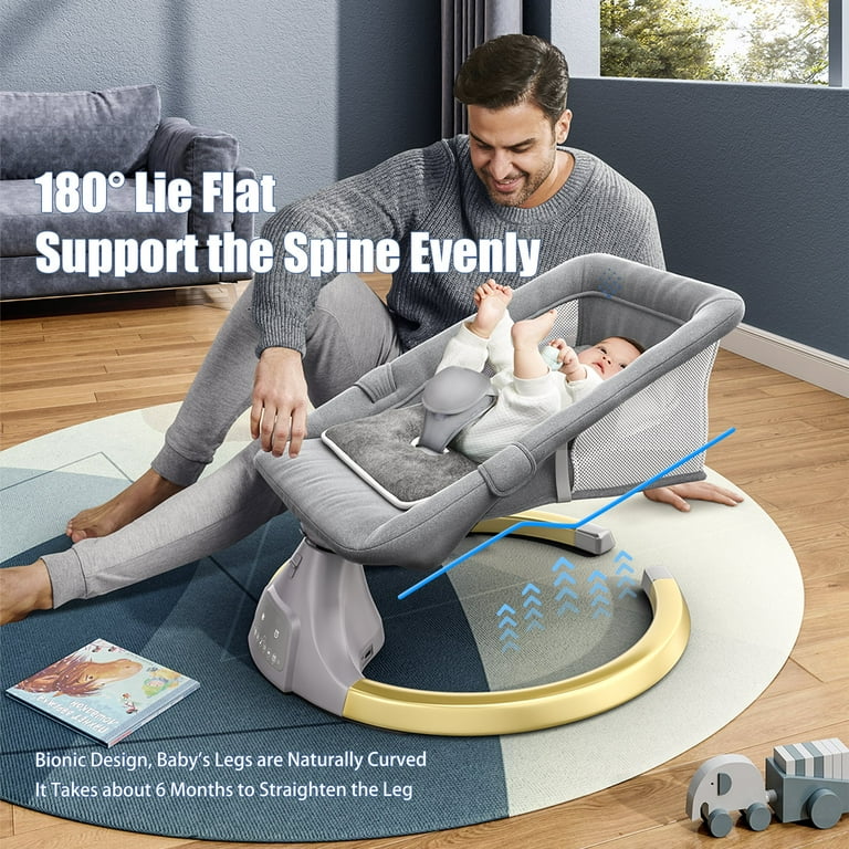 Lie flat baby rocker online