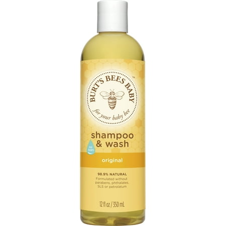 Burt's Bees Baby Shampoo & Wash, Original Tear Free Baby Soap - 12 Ounce (Best Organic Baby Shampoo And Wash)