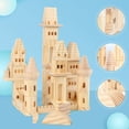 thumbnail image 2 of Bloques de madera para construir castillos Garlictoys, 75 piezas, para niños Garlictoys Garlictoys, 2 of 8