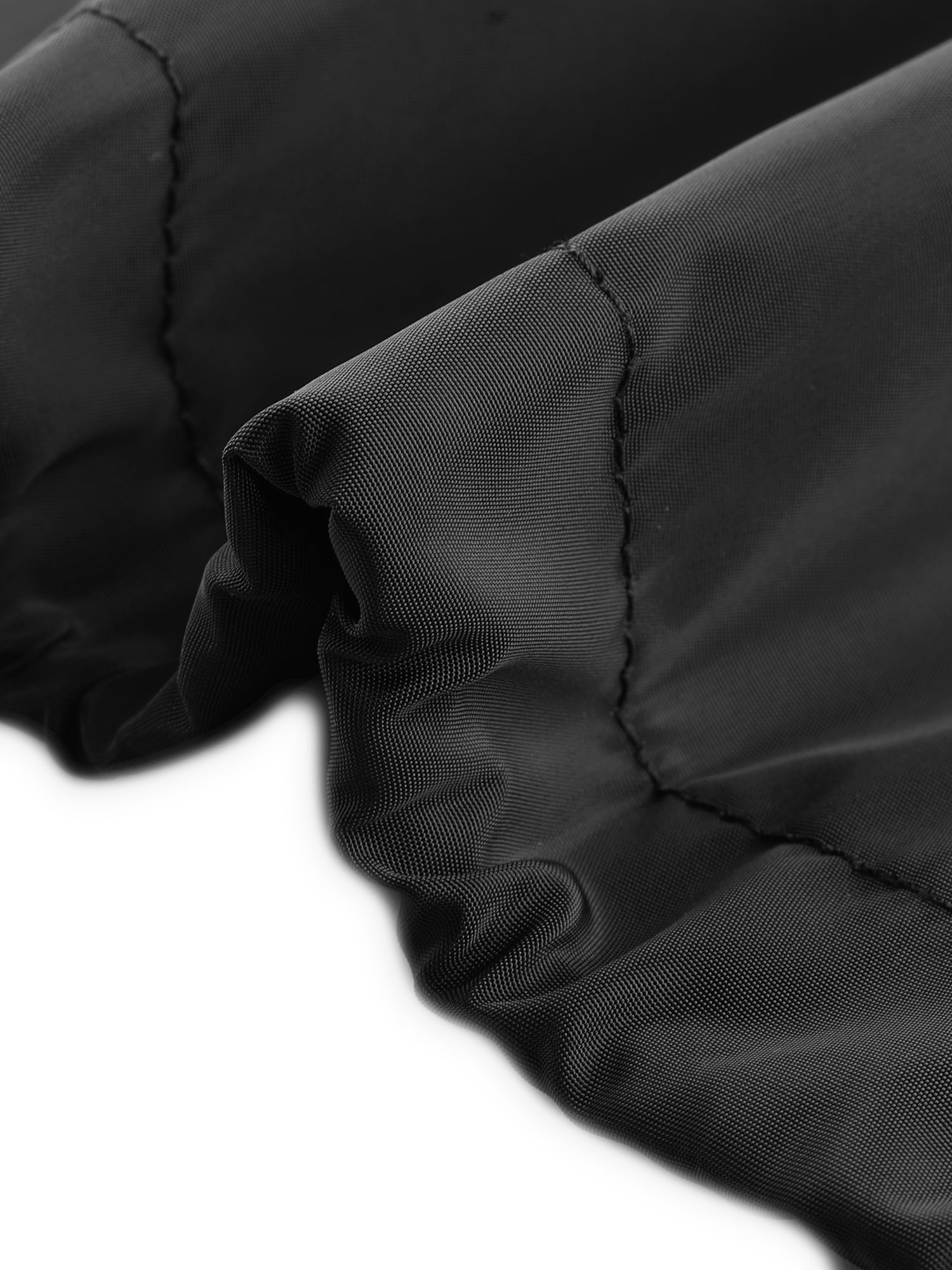 DARING DIVA Women's Lightweight Windbreaker Jacket with Hood Pockets L Black
