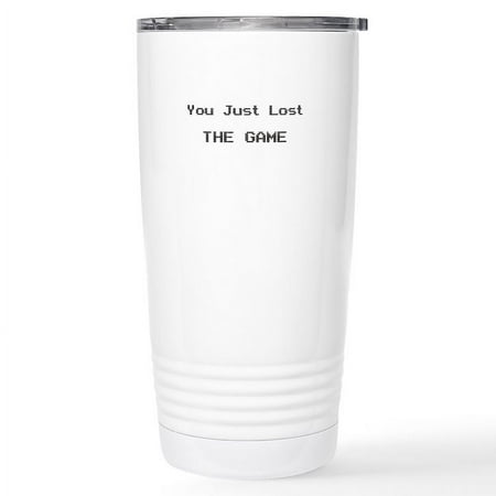 

CafePress - You Just Lost The Game Stainless Steel Travel Mug - Insulated Stainless Steel Travel Tumbler 20 oz.