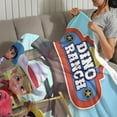 thumbnail image 3 of Rancho Dino anti-pilling, suave, ligera, esponjosa y acogedora de lujo para hogar y cocina – Perfecta para niños y adultos,150X120cm, 3 of 6