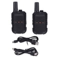 thumbnail image 1 of Mini walkie talkie inalámbrico de mano 8W 400‑470mhz antiinterferencias para salones de belleza bares supermercados KTV, 1 of 5