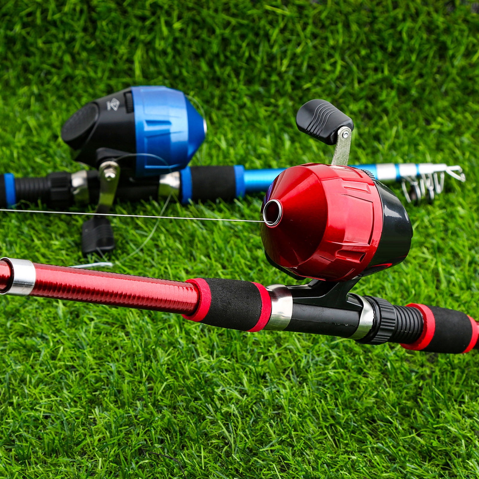 Kids Fishing Rod Kit with Reel Tackle and Camo Carry Bag 18m Beginner Fishing Set Outdoor Gear for Children and