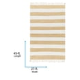 thumbnail image 2 of Livabliss Area Rugs for Living Room, 2x4 Cotone Cottage White Rug, Bedroom Dining Room Home Decor Stain Resistant Carpet (27" x 45"), 2 of 6