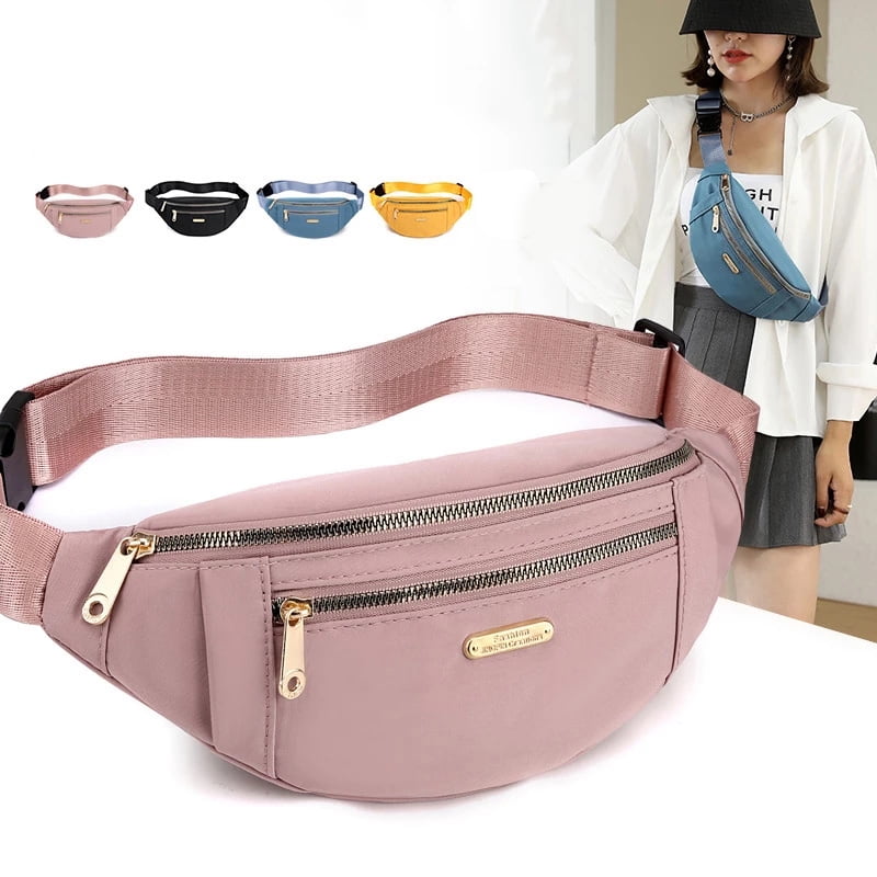 Vikans Fashion Polyester Waist Bag Pouch Fanny Pack with