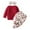 White, variant on Mercatoo Toddler Girl Clothes Christmas Outfits Long Sleeve Pullover Sweatshirt Santa Prints Pants 3Pcs Girls Clothes Set