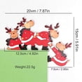 thumbnail image 3 of Xihbxyly Marco de Puerta de Madera Navideño, Diseño de Papá Noel, Panel de Madera Maciza de Colores Primarios, Materiales Ecológicos, Decoración Festiva, Decoración Del Hogar, Tamaño 7.9X5.9In, 3 of 4