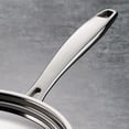 thumbnail image 5 of Sartén Tramontina de acero inoxidable con revestimiento triple de 3 cuartos y tapa, apta para inducción, apta para lavavajillas, con certificación NSF, fabricada en Brasil., 5 of 5