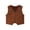 Brown, variant on renvena Boys Girls Western Cowboy Vest Suede Tassel Jacket Outerwear Top Kids Fancy Party Brown 12