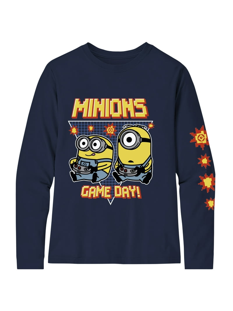 Kids Despicable Me Minion T-Shirt – Mit Gru Und Minions, Grössen 3-4 Bis 12-13