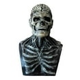 thumbnail image 1 of Máscara Calavera Aterradora Halloween Sílice para Mascarada Fiesta Halloween (gris), 1 of 6
