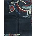 thumbnail image 1 of Ahgly Company Machine Washable Indoor Rectangle Abstract Blue Moss Green Area Rugs, 7' x 9', 1 of 7