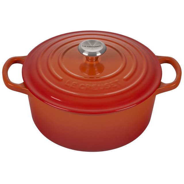 Horno holandés Le Creuset de hierro fundido esmaltado, 3,5 L, llama