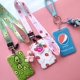 thumbnail image 3 of Juego de tarjetas con forma de fruta creativa, aguacate y fresa, juego de tarjetas con dibujos animados de personalidad para autobús, etiqueta de equipaje, tarjeta de comida para estudiantes, 3 of 6